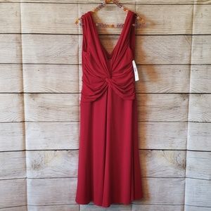 Red Anne Klein dress